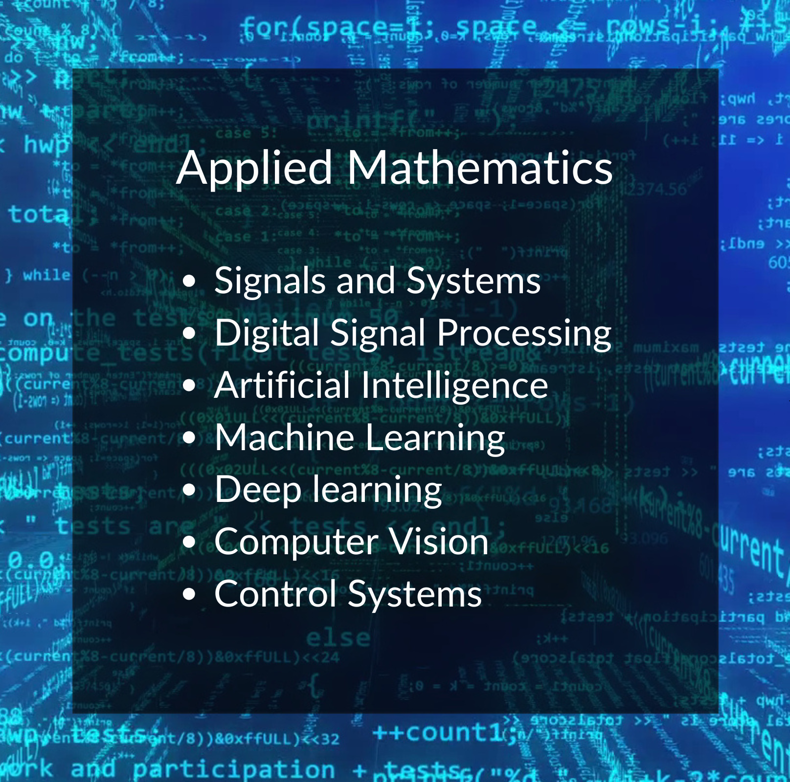 Applied Mathematics 